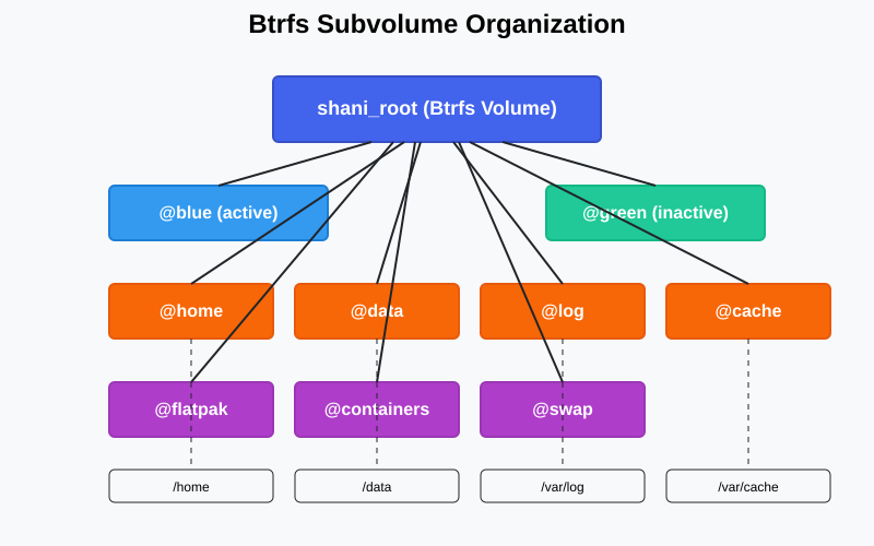 Btrfs Subvolume Organization